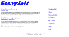 Desktop Screenshot of essayjolt.com