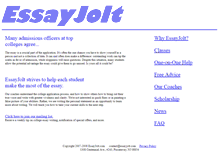 Tablet Screenshot of essayjolt.com